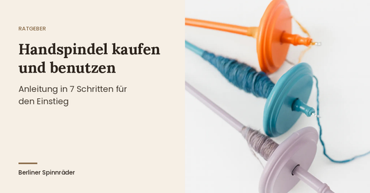 Handspindel kaufen und benutzen: Kromski Handspindeln aus Holz