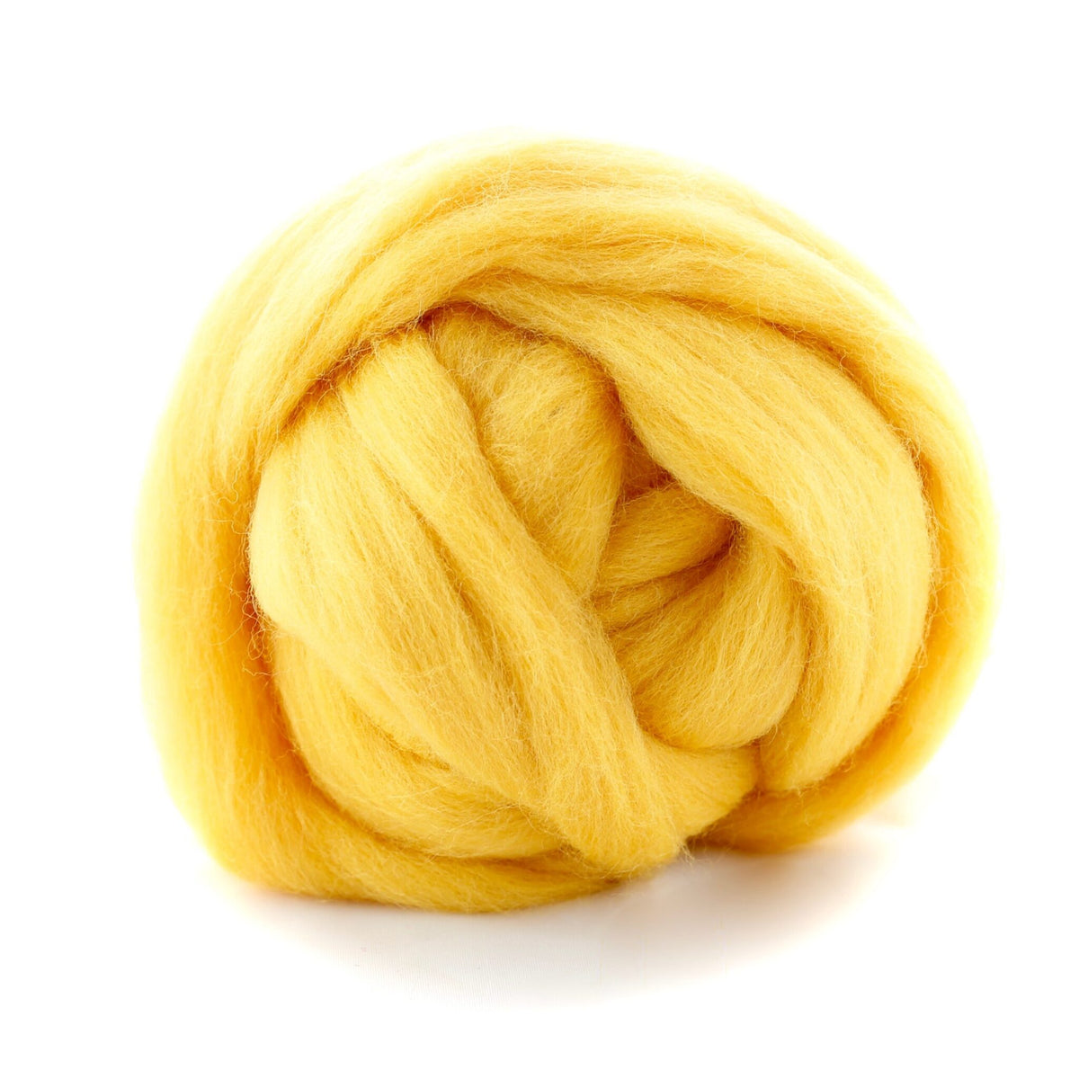 Kromski Merino Kammzug Standard in Gelb, Farbe 2