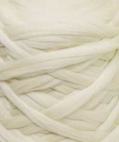 Kromski Merino Kammzug Premium in Naturweiß (ungefärbt), Farbe 255
