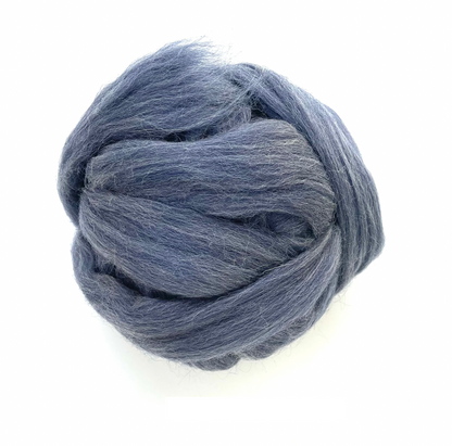 Kromski Merino Kammzug Standard in Jeansblau, Farbe 44