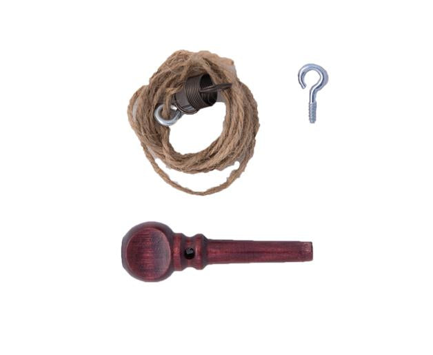 Kromski Bremsband mit Stift – für Minstrel-Spinnrad – Mahagoni