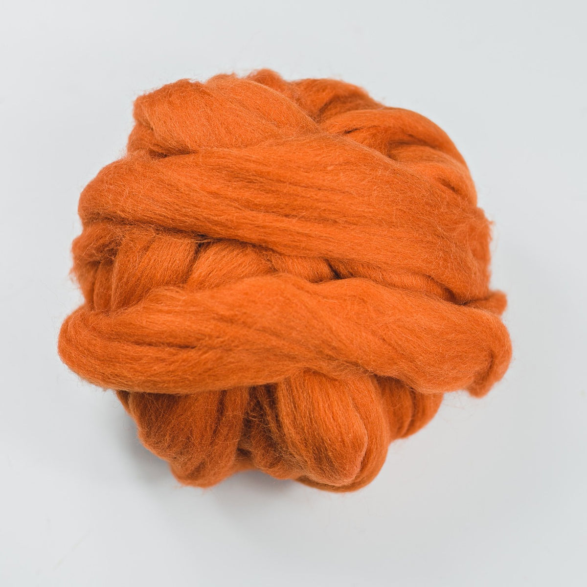 Kromski Merino Kammzug Standard in Orange, Farbe 1