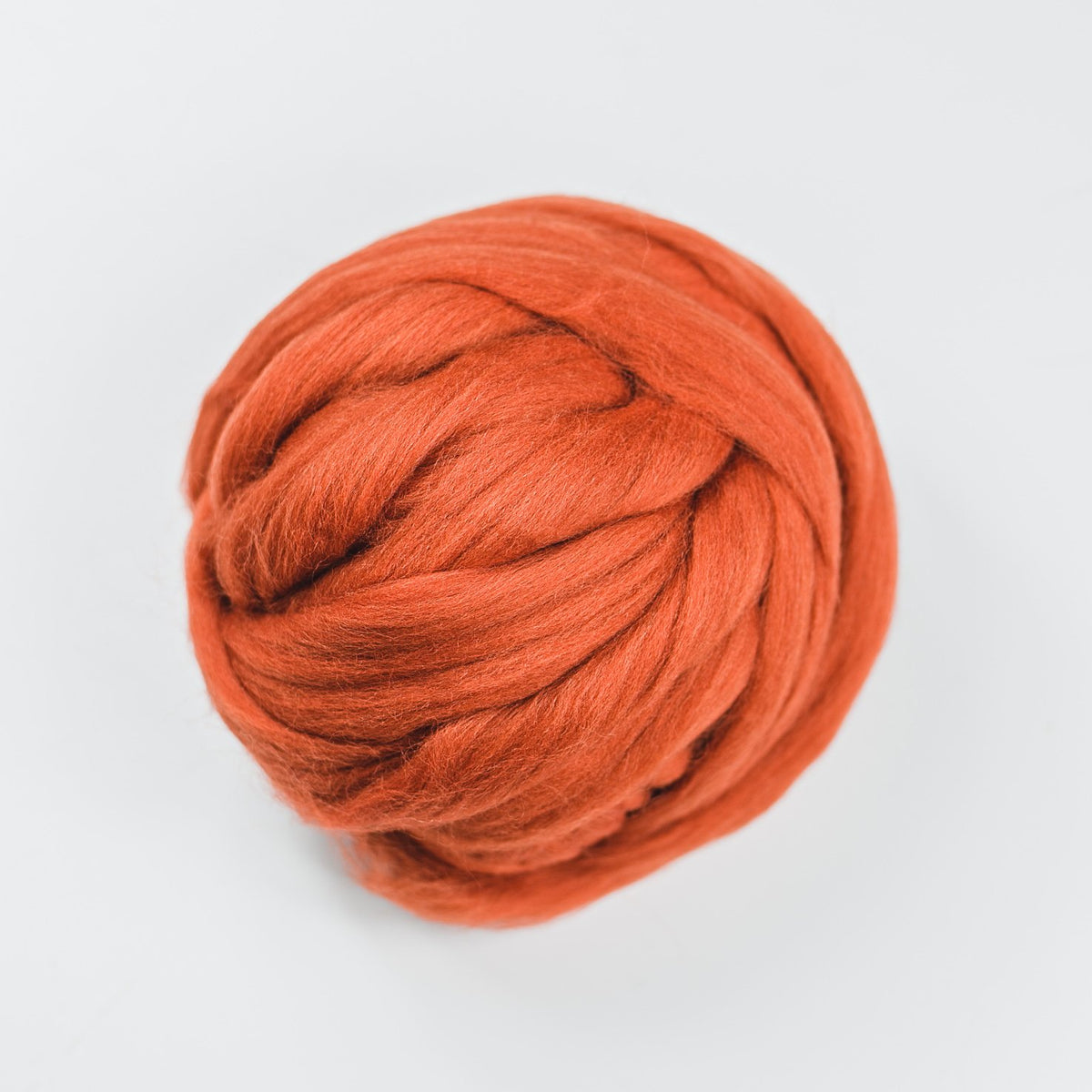 Kromski Merino Kammzug Standard in Dunkelorange, Farbe 36