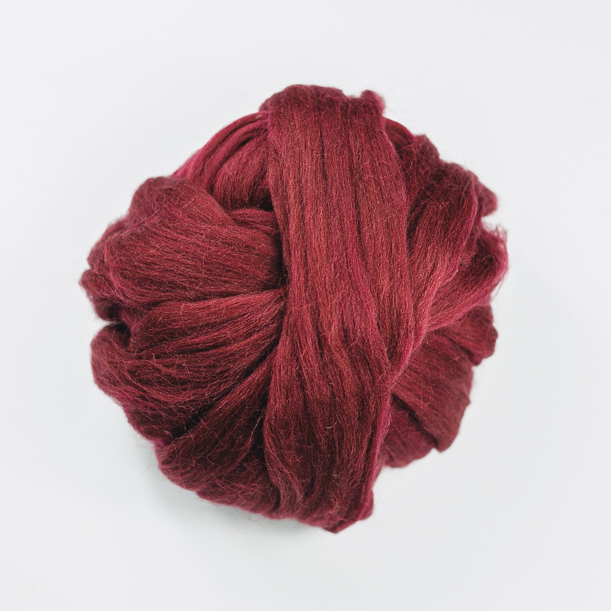 Kromski Merino Kammzug Standard in Bordeaux, Farbe 9