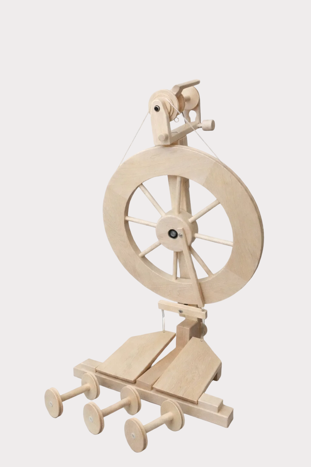 Lendrum Spinnrad Ahorn Basisset, klappbar, Doppeltritt