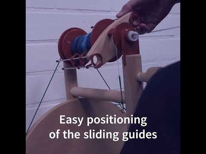 Lojan Buddy - Spinnrad mit breitem Einfachtrittbrett