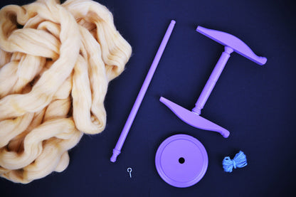 Kromski Handspindel-Set Deluxe Lila